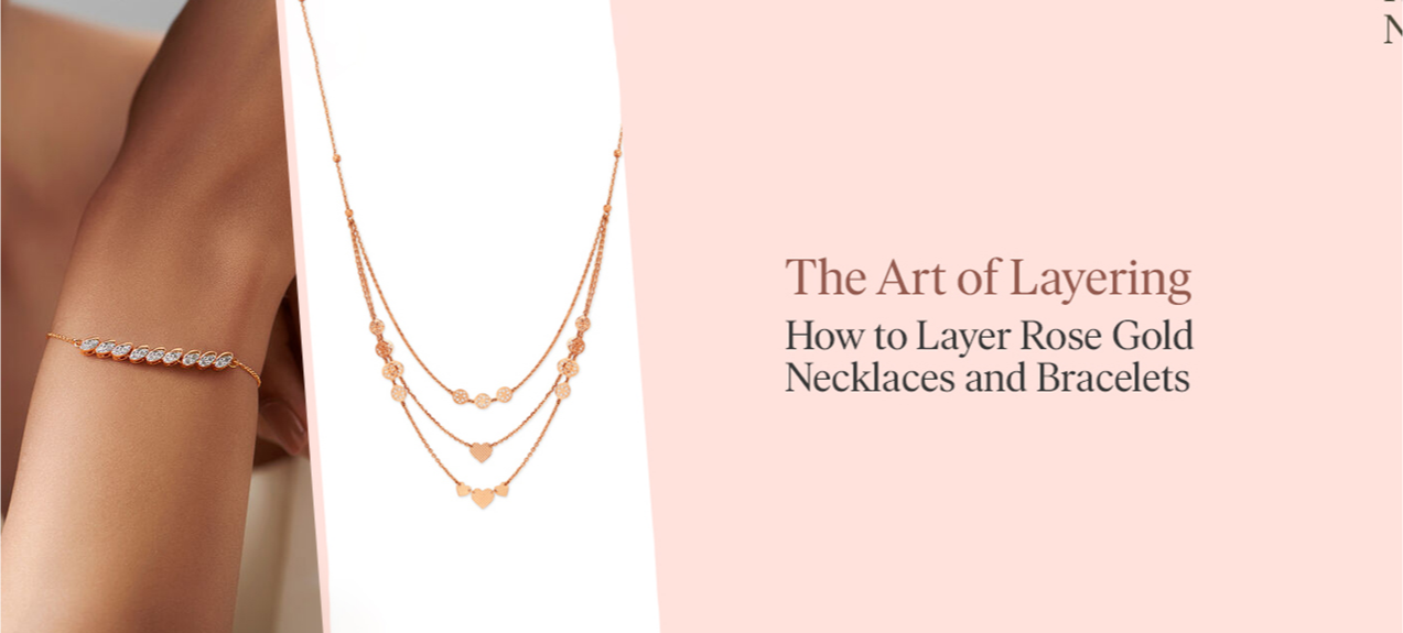 Buy Rose Gold Toned Multi Layer Chain Necklace Alloy Necklace Online In  India At Discounted Prices