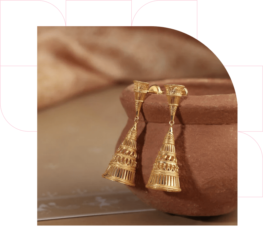 Bridal Gold Jhumka Designs