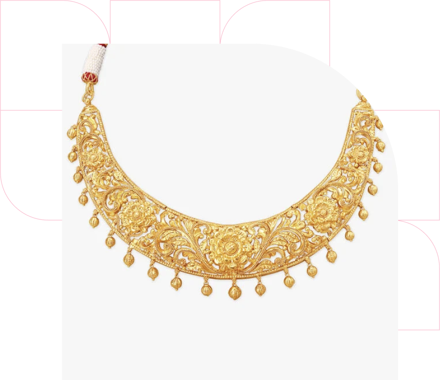 Chunky Gold Chick Design Necklace