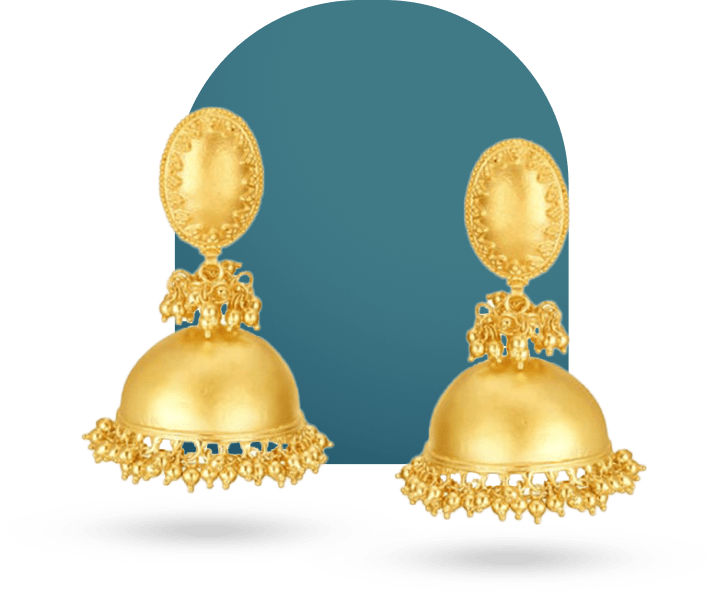 Gold Jhumka Design