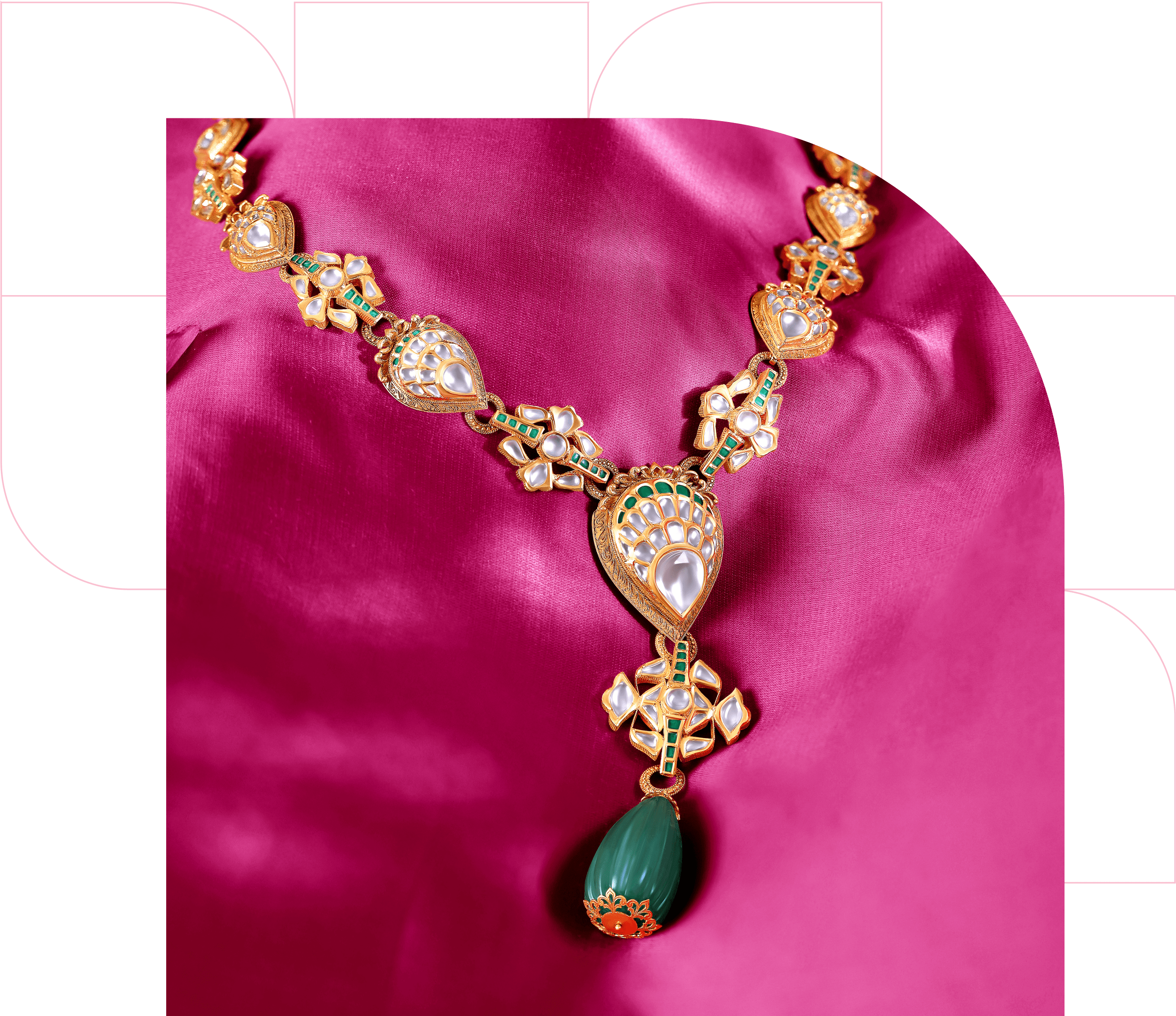 Kundan Gold Jewellery and Meenakari