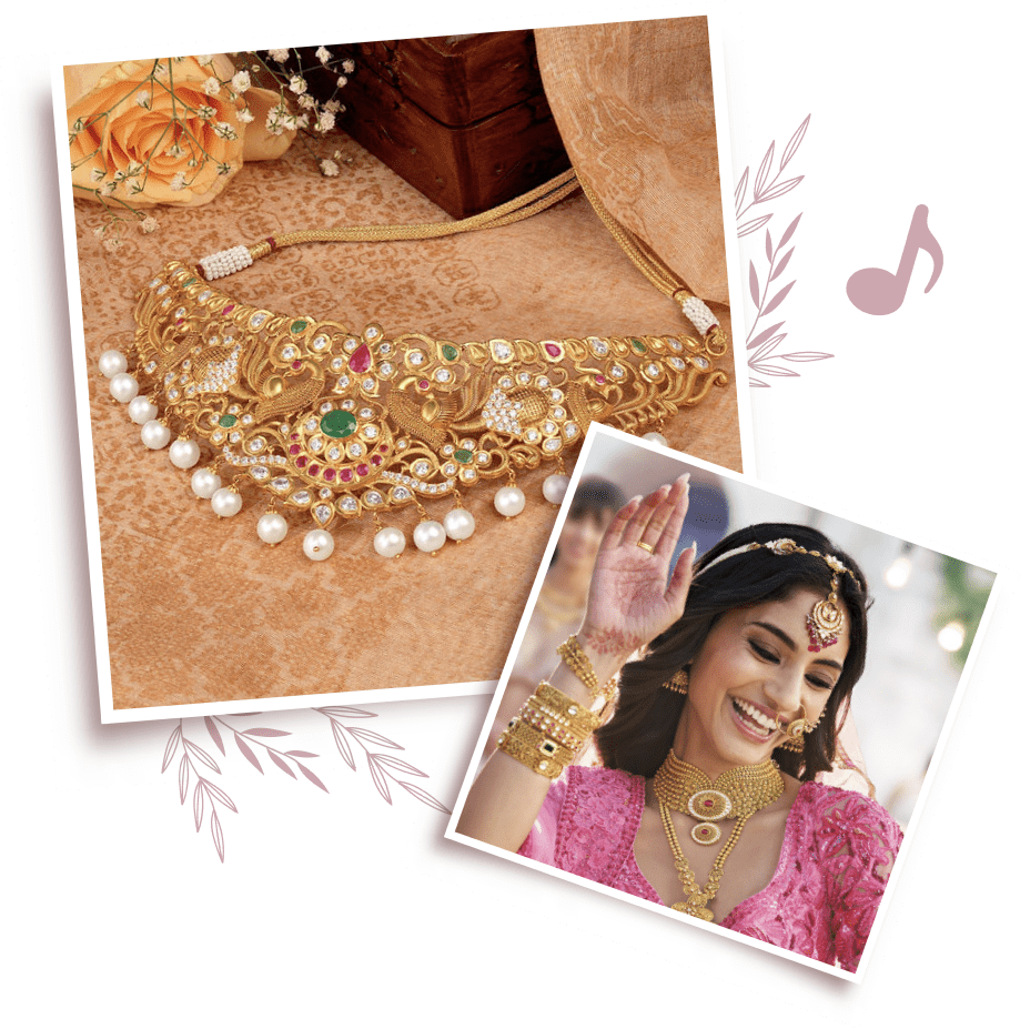 Sangeet with Fitted Choker