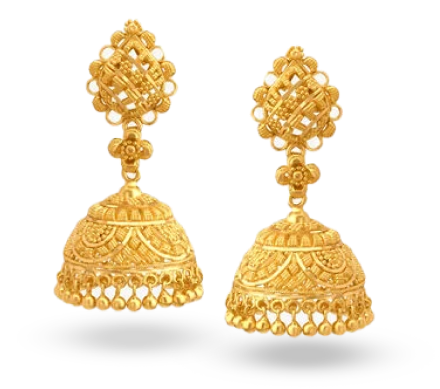 gold jhumka designs