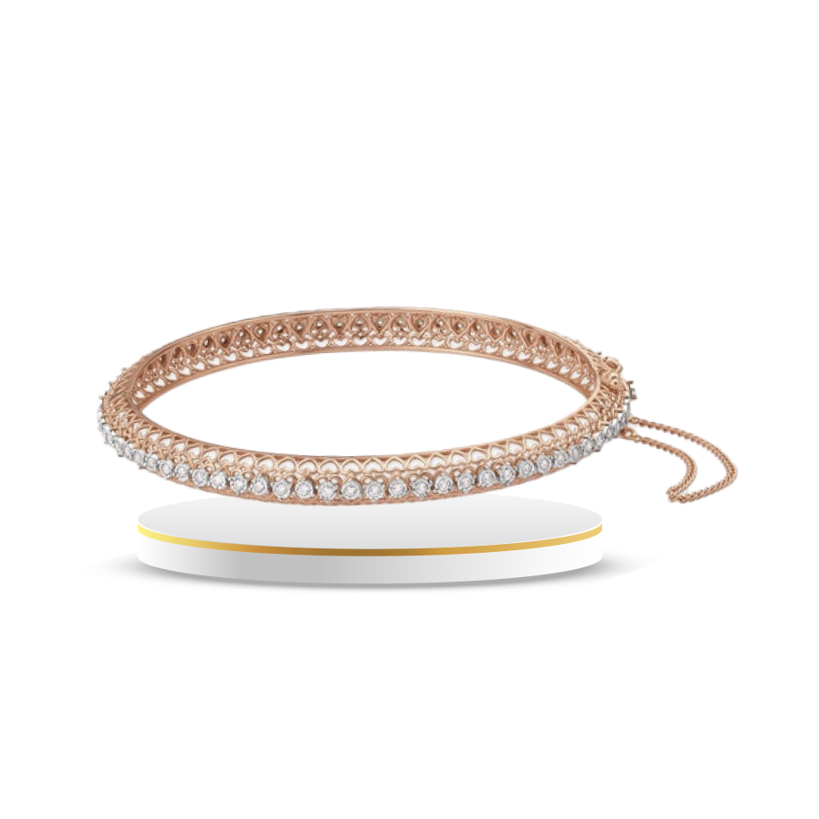 sophisticated diamond bangle