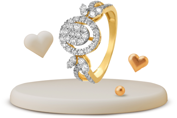 timeless romance diamond finger ring