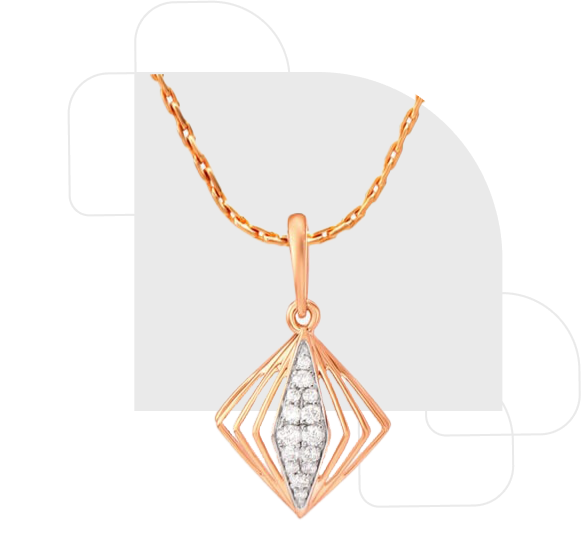 Artistic Intrigue Diamond Pendant