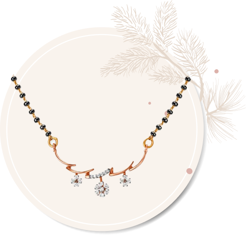 Blooming Love Diamond Mangalsutra