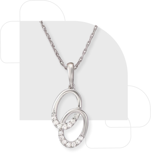 Harmonic Loop Diamond Pendant