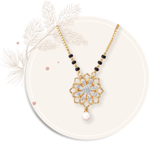 Regal Bloom Diamond Mangalsutra