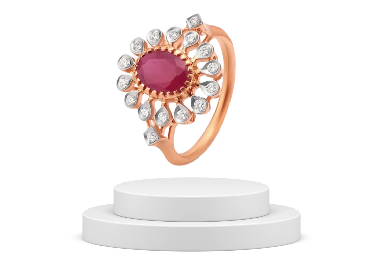 Regal Diamond Finger Ring