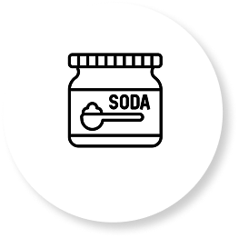 baking soda and water paste